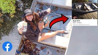 I Bought A Bass Boat For $100 On Facebook Marketplace..(INSANE Results)