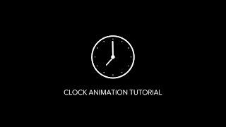 Create a Clock Animation in After Effects | In-Depth Tutorial