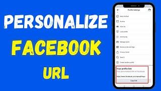 How to Personalize Facebook Profile Link (step by step guide 2024)