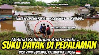 KESEHARIANKU BERSAMA ANAK-ANAK SUKU DAYAK YANG BERANGKAT SEKOLAH DI PEDALAMAN KALIMANTAN TENGAH 