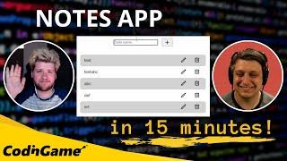 Coding Interview Practice - Notes App in React