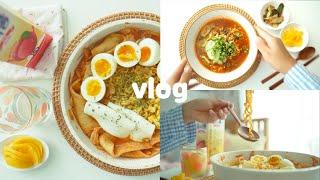 ENG) A day in my life | Ramyeon is the best after swimming | Ramyeon hot dog | Ramyeon pasta