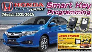 Honda City Aspire 2022 Smart Key Programming