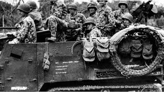 Footage+images of ww2 us camouflage uniforms in Normandy 1944 (operation cobra)