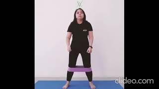 Hip Resistance Band Squat Yoga Fabric Elastisitas Kekuatan Tinggi