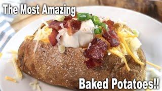 The Best Steakhouse Style Baked Potato | The Carefree Kitchen