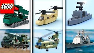 Micro LEGO Military Vehicles | Comparison