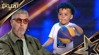 This future BASKETBALL PROMISE is only 3 YEARS OLD | Auditions 2 | Spain's Got Talent 2024