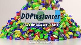 DOPinstancer HDA - RBD emission made easy