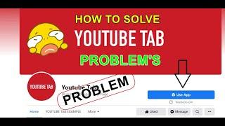 Youtube tab to FB page | youtube tab to facebook page mobile | youtube tab to fb page not working