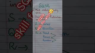 SQ3R |Reading Skil|study skill