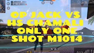 TOP GAMING FREE FIRE l OP JACK VS HS CHAMALI ONLY ONE SHOT M1014 l Trận solo kinh điển vua SHOTGUN