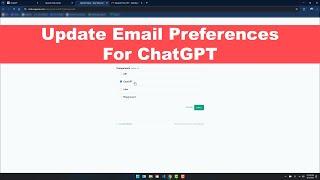 How To Update Email Preferences For ChatGPT