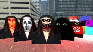 Obunga Family, Angry Munci Multiverse, Rosalia Bizcochito Family And Selene Delgado Nextbot Gmod