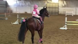 5 year old jumping 2'6" Jumping Course - Kinsley and Ruby