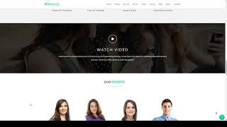 Keeway - Digital Agency One page WordPress Theme themesvila corporate Miku