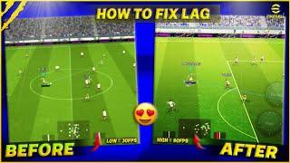 How To Fix Lag in eFootball 2024 Mobile  | Best Steps & App To Use - Fix Lag Issue Now!!!