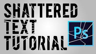 How to Create Broken or Shattered Text Effect in Photoshop