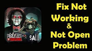 How To Fix Puzzles & Survival App Not Working | Puzzles & Survival Not Open Problem | PSA 24