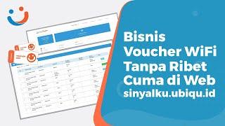 Cara Membuat Voucher dan Menjual Voucher dari Web UBIQU SINYALKU