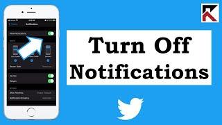 How To Turn Off Push Notifications Twitter iPhone