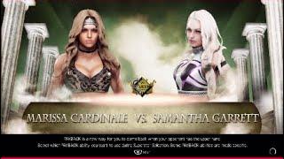 1/4 турнира Undeground champion. Marissa Cardinale vs Samantha Garrett.