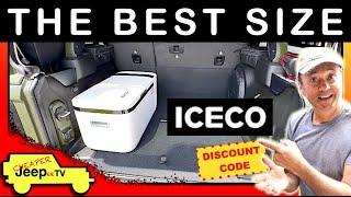 The Perfect Sized 12V Freezer/Fridge for Camping in Your Jeep, the ICECO GO20