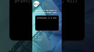 Python MCQ: Understanding the len() Function #python #pythonMCQ #pythoncoding #coder