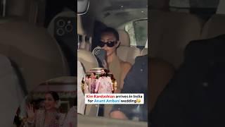 Kim Kardashian Arrives In India for Anant Ambani Wedding #anantambani #ambaniwedding #bollywood