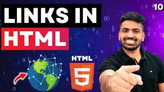 HTML Course Beginner to Advance | Links in HTML | Complete Web Development Course Lecture 10