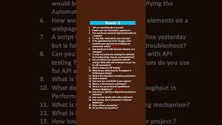 2024 - Oracle Interview Questions for QA Automation Engineers