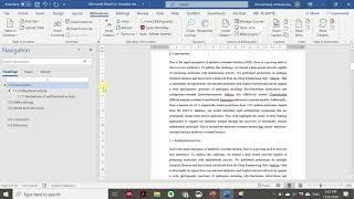 Microsoft Word | Creating List of Tables and Figures