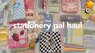 stationery haul ft. stationery pal ️ | aesthetic pens, notebooks, highlighters + more!