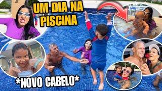 PISCINA POR UM DIA COM A GENTE!!!  *O DOM ENTROU NA ÁGUA PELA PRIMEIRA VEZ*