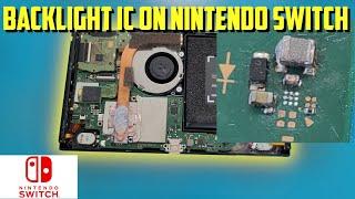 Replacing the backlight ic on a Nintendo Switch