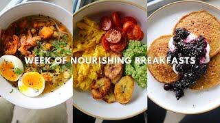 Week Of Nourishing Breakfasts