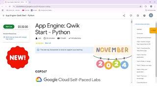 App Engine: Qwik Start - Python [2024] || GSP067 || #latest #qwiklab #new