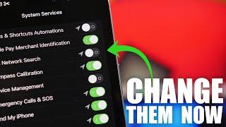 10 iPhone SYSTEM SERVICES You Must TURN OFF !