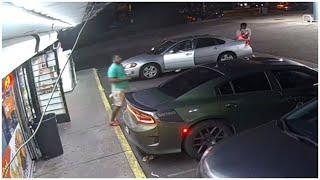 FAILED Charger Scatpack 392 THEFT/ROBBERY turns into a DE*DLY SH**TOUT at Gas Station...