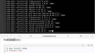 How to install xfce freebsd