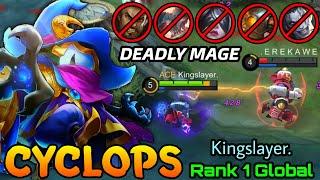 Cyclops the Deadly Mage!! - Top 1 Global Cyclops by Kingslayer. - MLBB