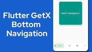 Flutter GetX Bottom Navigation Bar With Animation | Dependency Injection