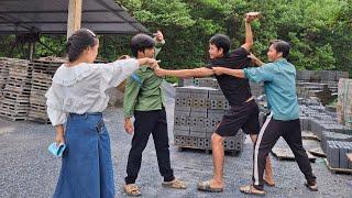 The 17 year old boy was bullied by the girl's two workers., Hoàng Văn Hành