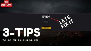 HOW TO FIX PUBG BATTLEGROUND RECONNECT ERROR