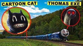DROHNE überwacht CARTOON CAT vs THOMAS DER ZUG.EXE um 3 UHR Mittags!! | KAMBERG TV