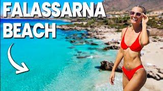 Falassarna Beach Chania Crete Greece 2024 Locals' Best Beach!