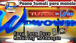 PAANO BA SUMALI SA TUTOK TO WIN SA WOWOWIN | Loureyn Vlog