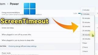 How to Change Lock Screen & Sleep Time in Windows 11 Pc