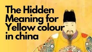 Exploring the Significance of Yellow Traditional Chinese Color Symbolism"#youtube#india #culture