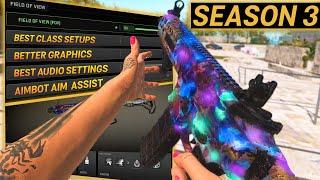 BEST SETTINGS and CLASS SETUPS in MW2 SEASON 3